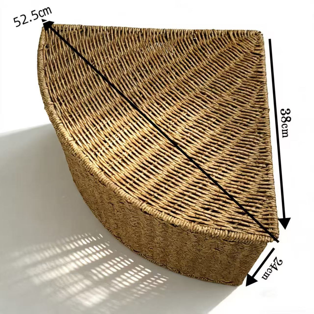 Curved Woven Storage Basket Stornfield