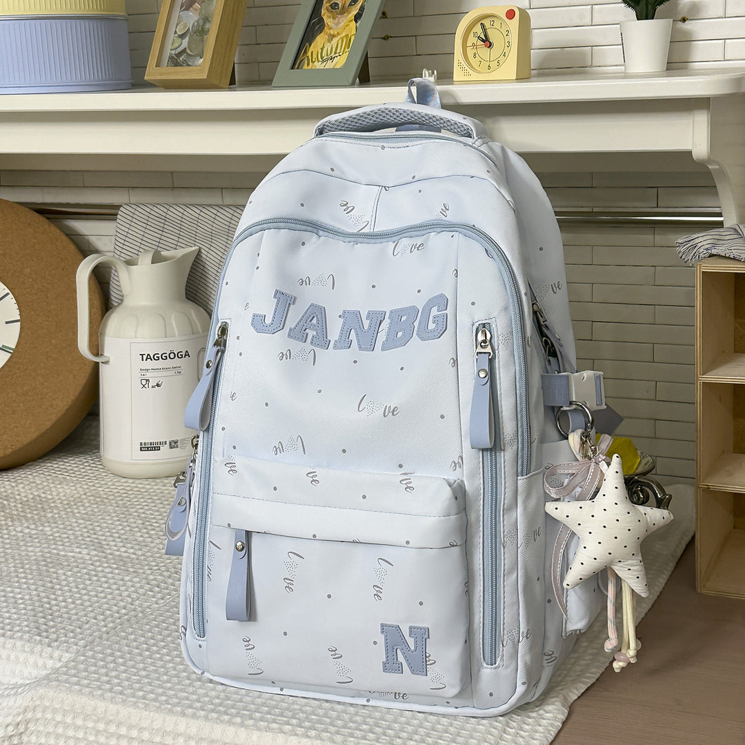 Stylish Non-Transparent Fabric Backpack Stornfield