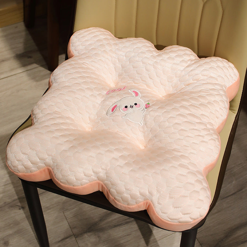Plush seat cushion with funny animal motif Stornfield
