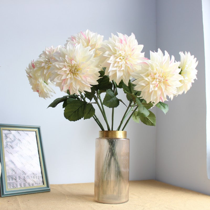 Lifelike Dahlia Floral Stem