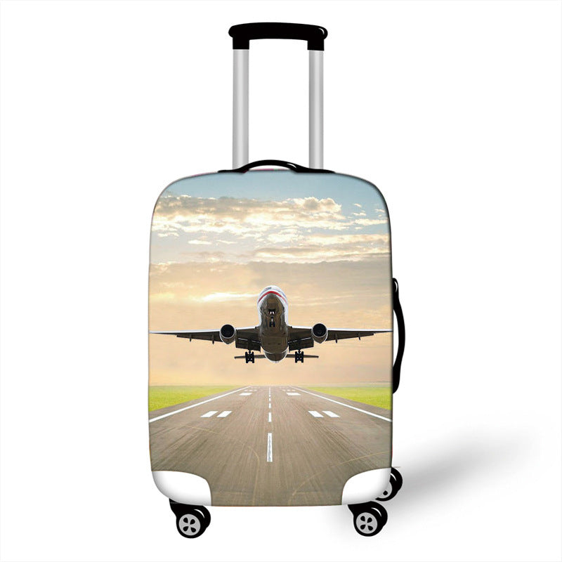 Women's Hard Shell Suitcase with Eye-Catching Airplane Design Stornfield