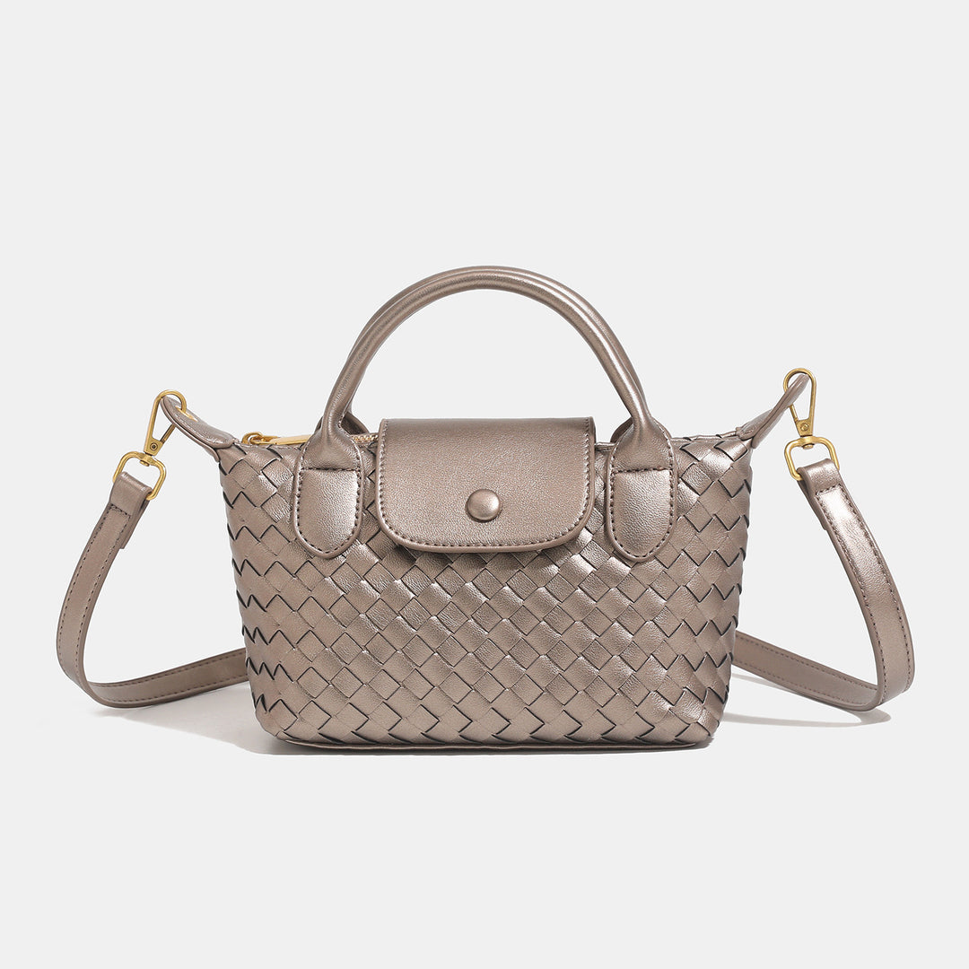 Woven Mini Handheld Crossbody Bag