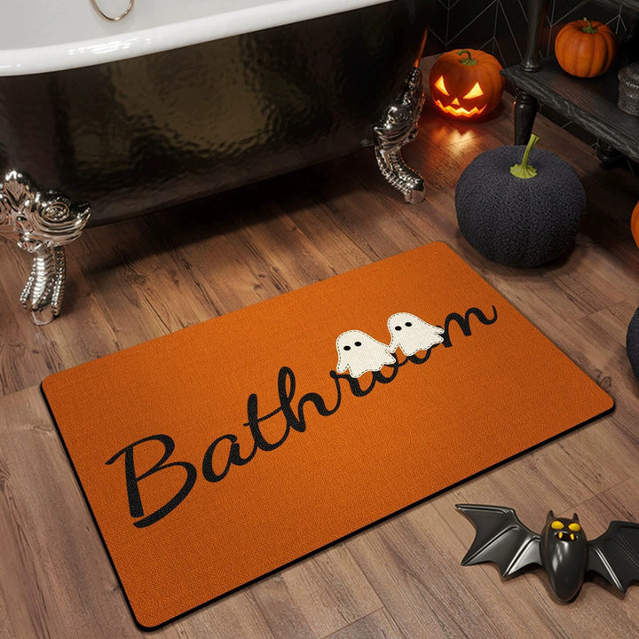 Halloween Themed Bathroom Mat