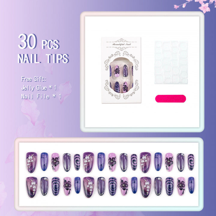 Artistic Designer Press-On Nails