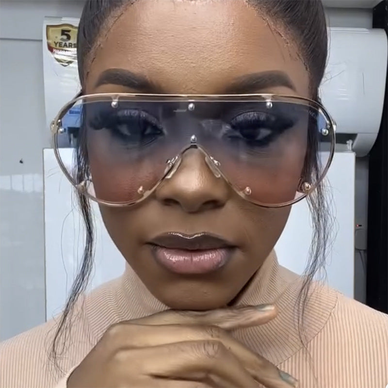Women's fashionable oversized sunglasses in stylish retro design Stornfield