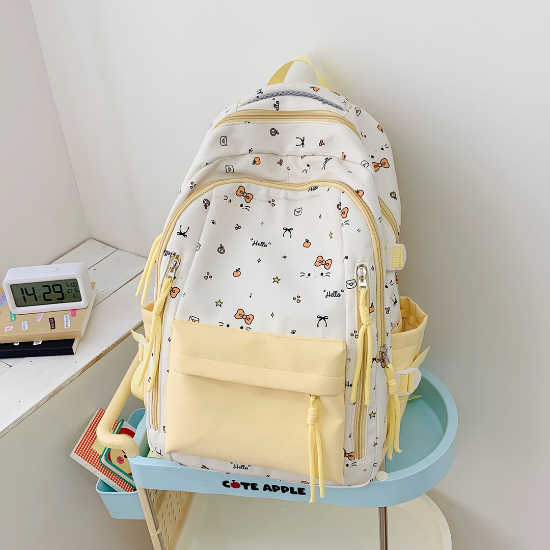 Leisure backpack with charming design and practical compartments Stornfield