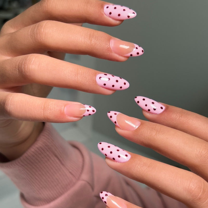 Artistic Polka Dot Press-On Nail Design Stornfield