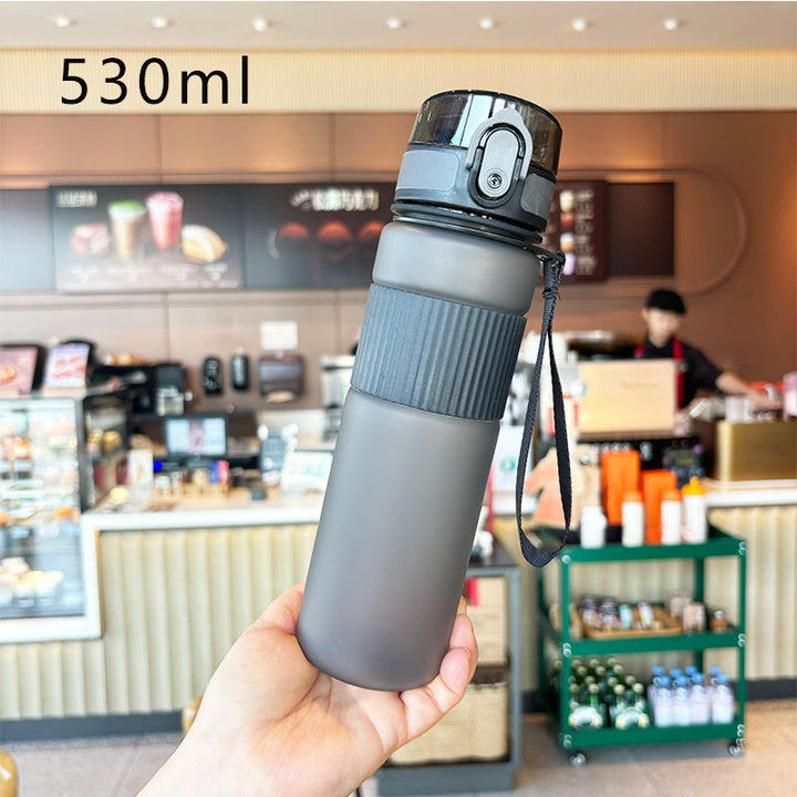 Ladies practical and leak-proof drinking bottle with integrated carrying strap Stornfield