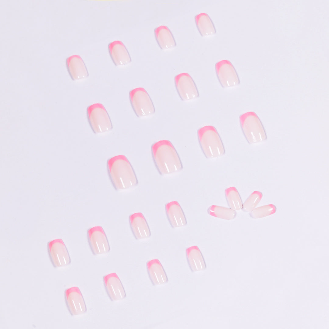 Artificial nail art with elegant French tip Stornfield