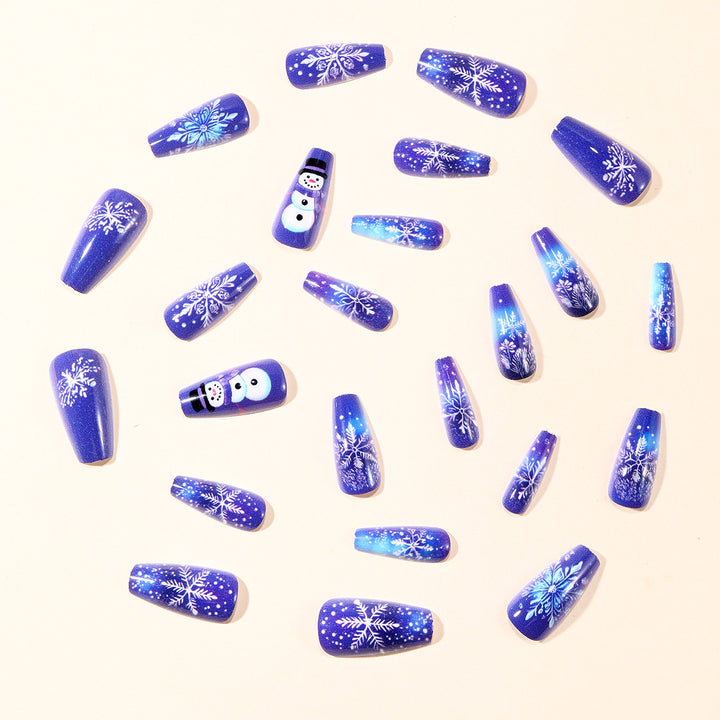 Winter-Themed 3D Nail Art Extensions Stornfield