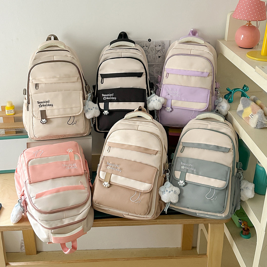 Cute Illustrated Patterned Backpack Stornfield