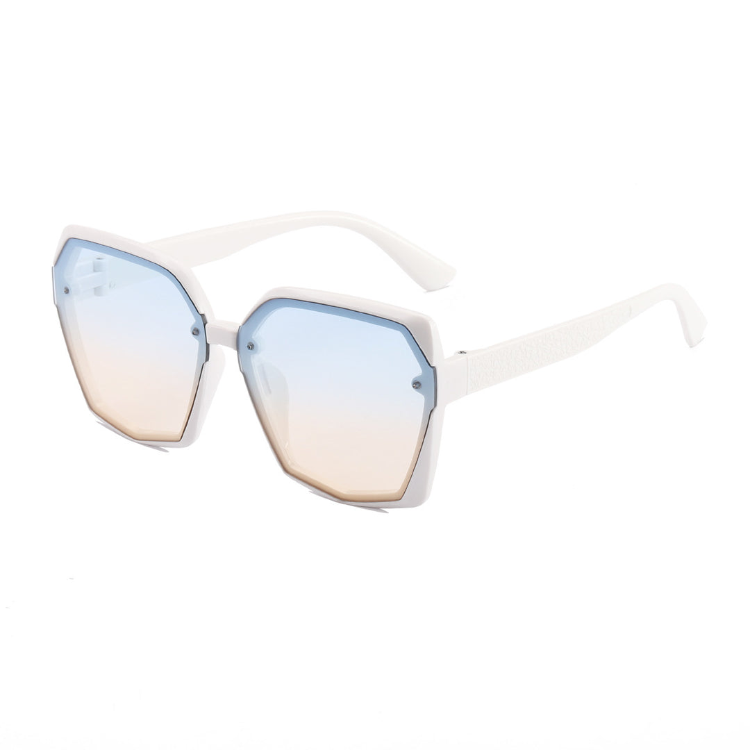 Women's fashionable sunglasses with eye-catching polygon frame Stornfield