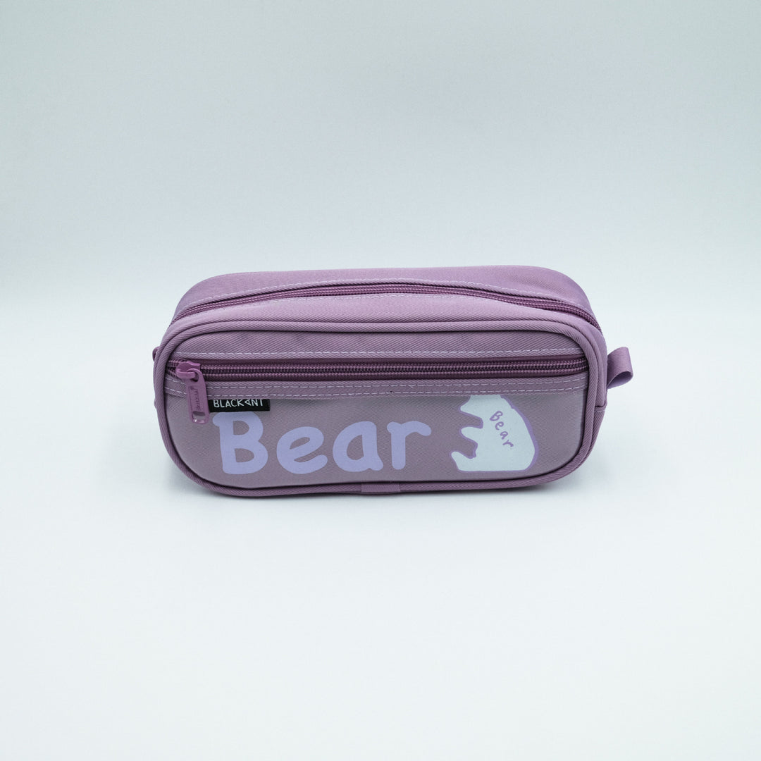 Adorable Bear-Themed Multi-Compartment Organizer Pouch