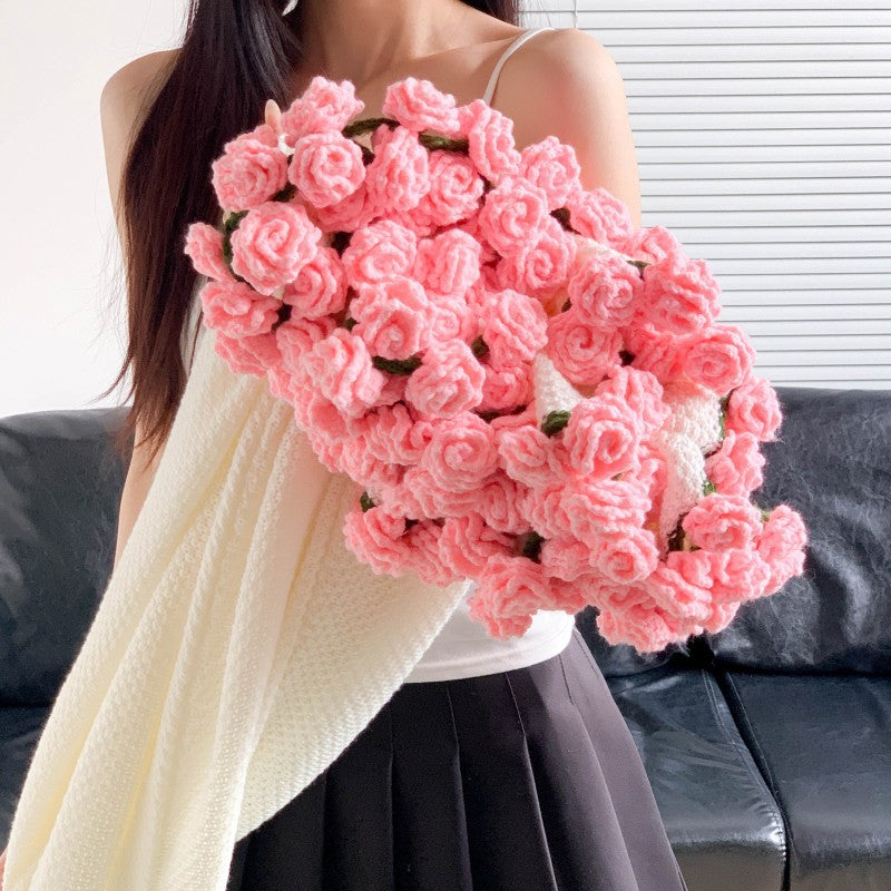 Crochet Flower Bouquets Wrap