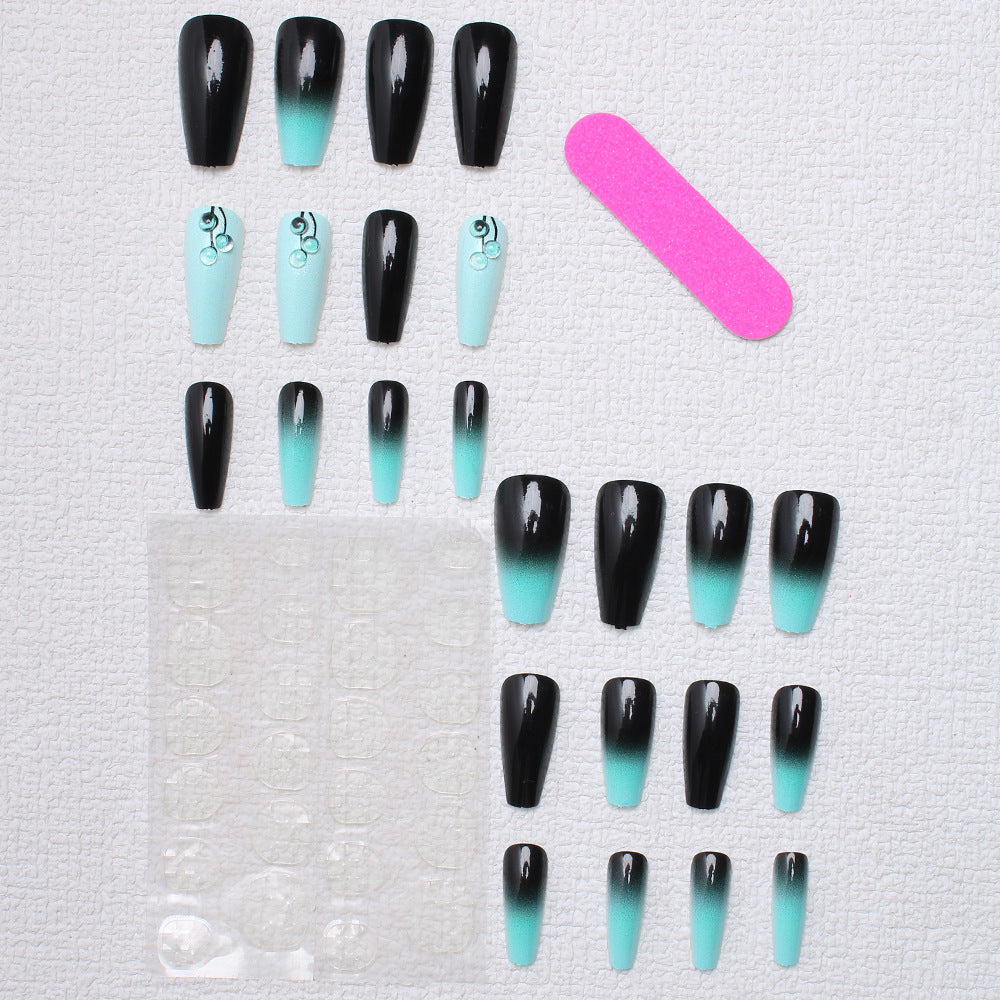 Elegant Gradient Press-On Nails Stornfield