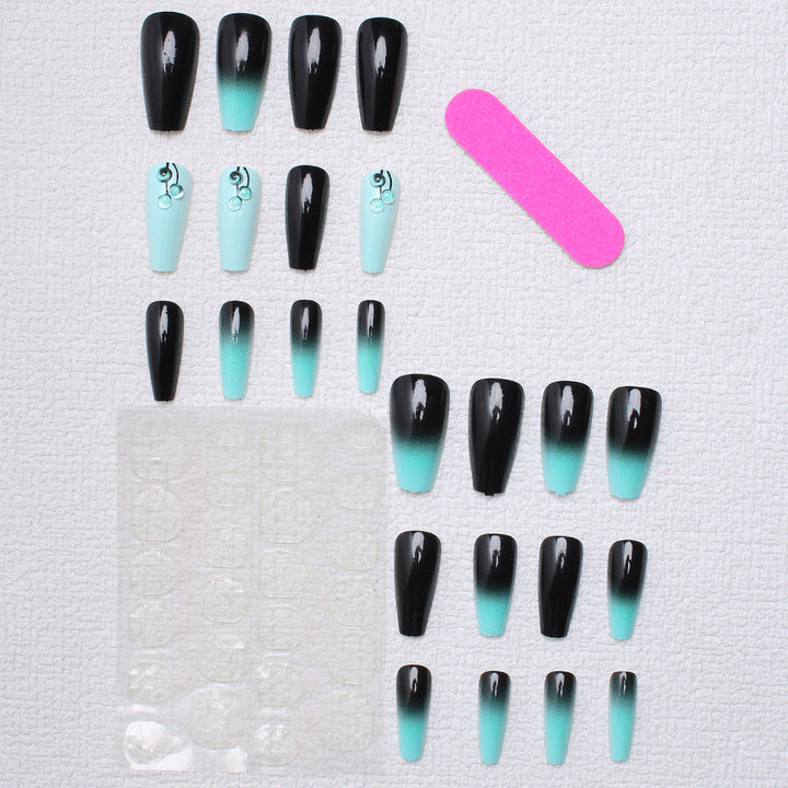 Elegant Gradient Press-On Nails Stornfield