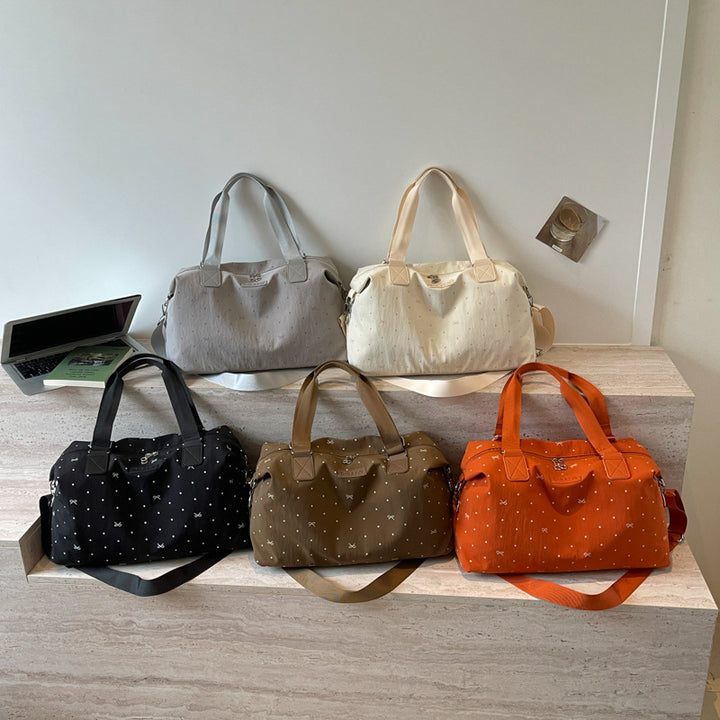 Stylish Dotted Travel Duffel Bag Stornfield