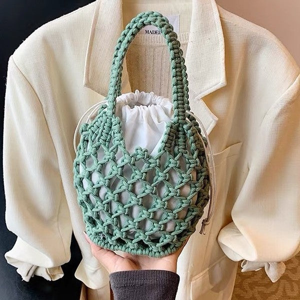 Fashionable handbag made of braided material Stornfield
