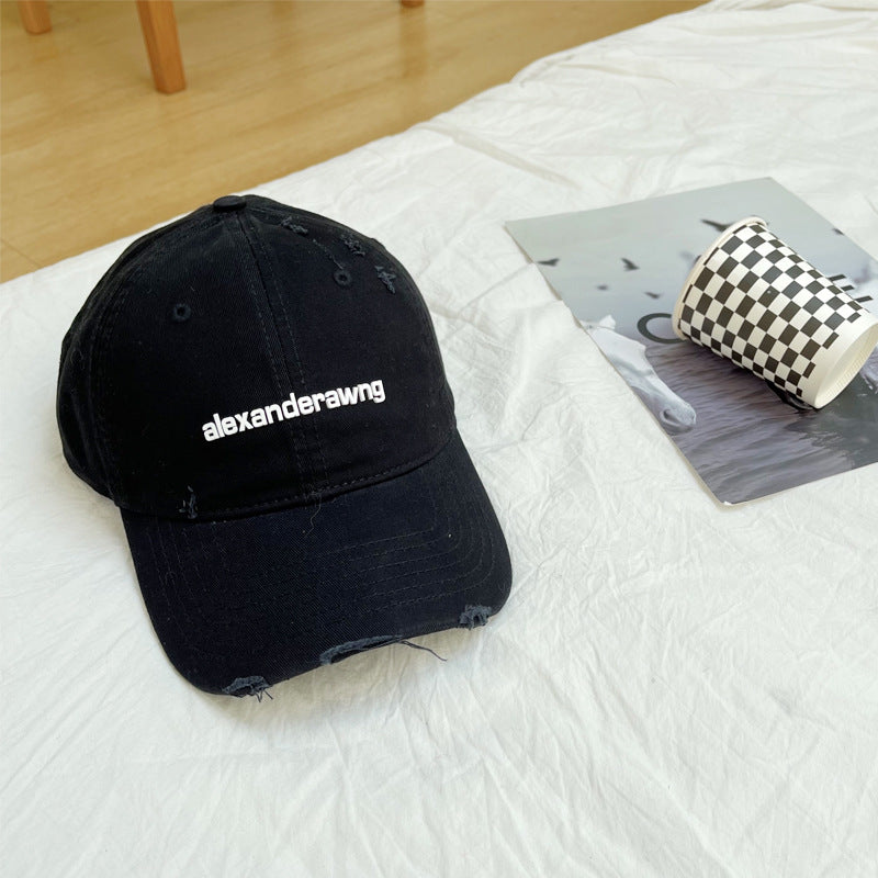 Unisex Distressed Cotton Baseball Cap Stornfield