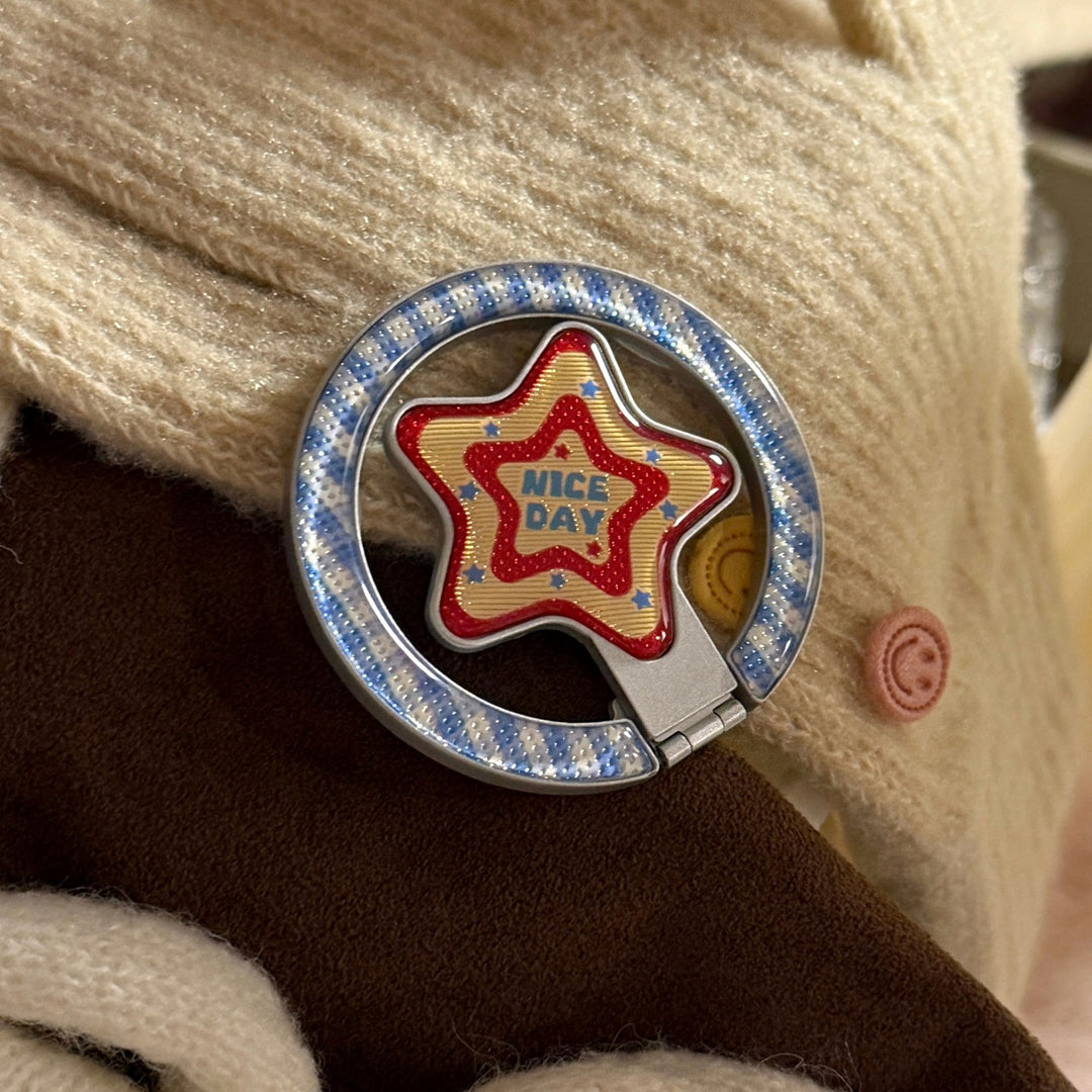 Star-shaped phone table holder Stornfield