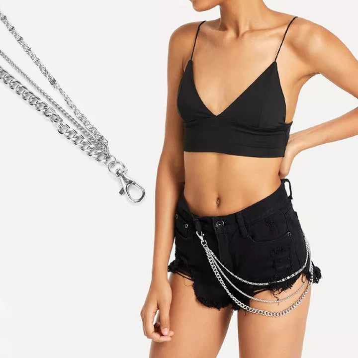 Multi-Strand Layered Chain Necklace Stornfield