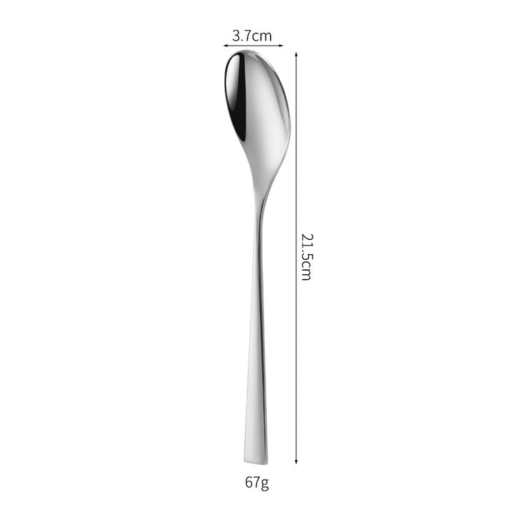 Elegant dessert knife with curved handle Stornfield
