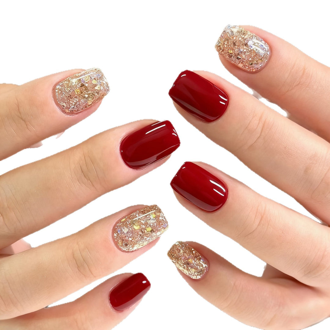 Glossy Gel Nail Art Enhancements Stornfield