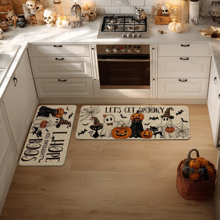 Floral Design Kitchen Runner Mat