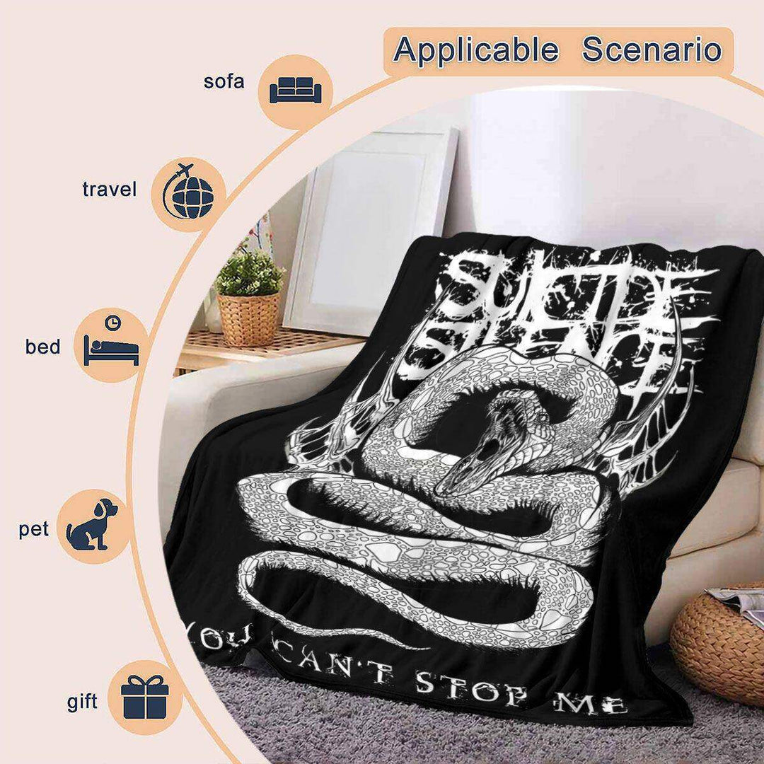 Artistic Graphic Throw Blanket
