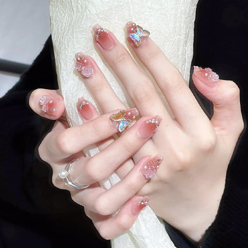 Artificial nails with heart design Stornfield