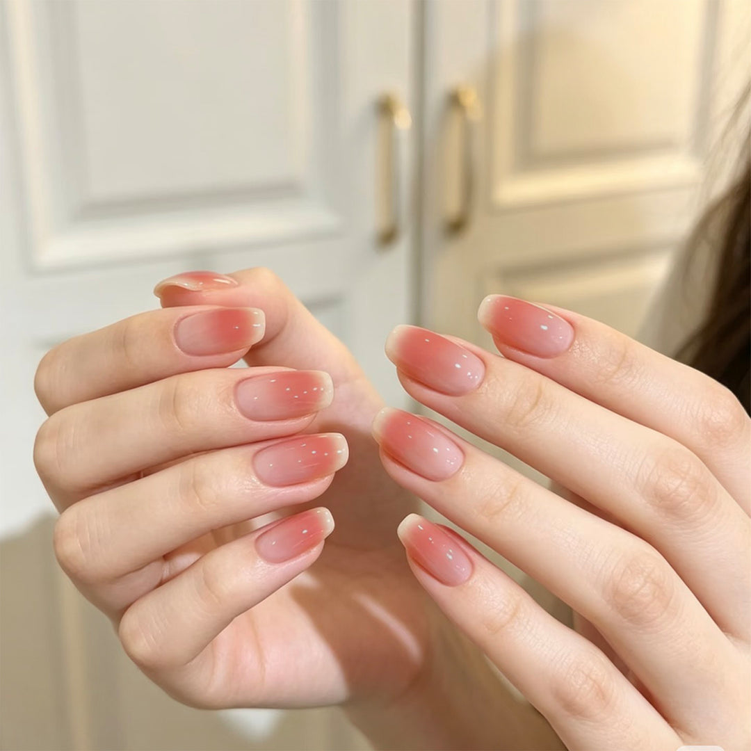 Artful acrylic nails with elegant gradient Stornfield