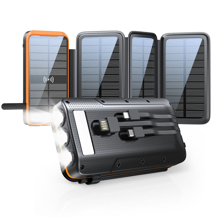 Solar Powerbank with Integrated Flashlight Stornfield