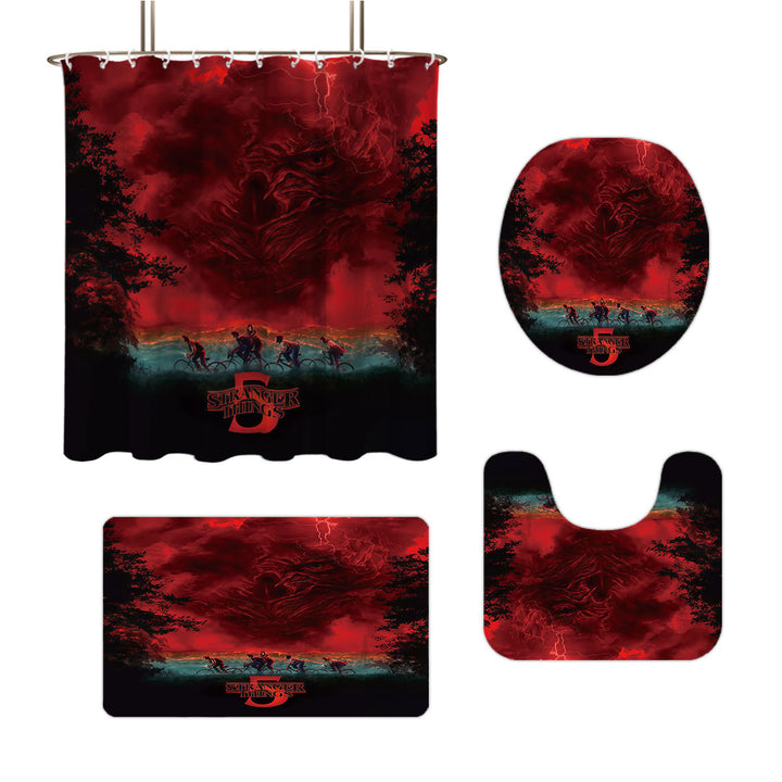 Stranger Things Adventure-Themed Digital Bathroom Set Stornfield