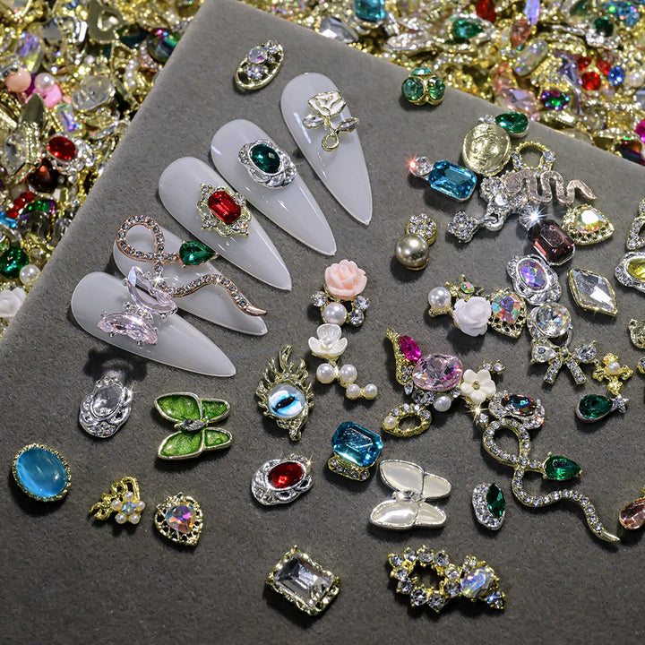 Decorative Nail Art Gemstones Mix Set