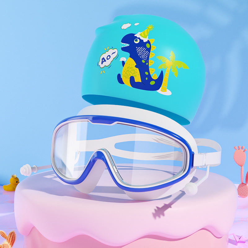 Kids Unicorn-Themed Swim Mask and Cap Set Stornfield