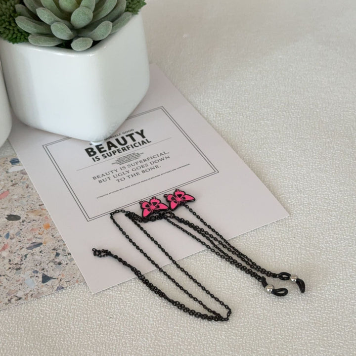 Butterfly-Themed Eyewear Chain Holder Stornfield