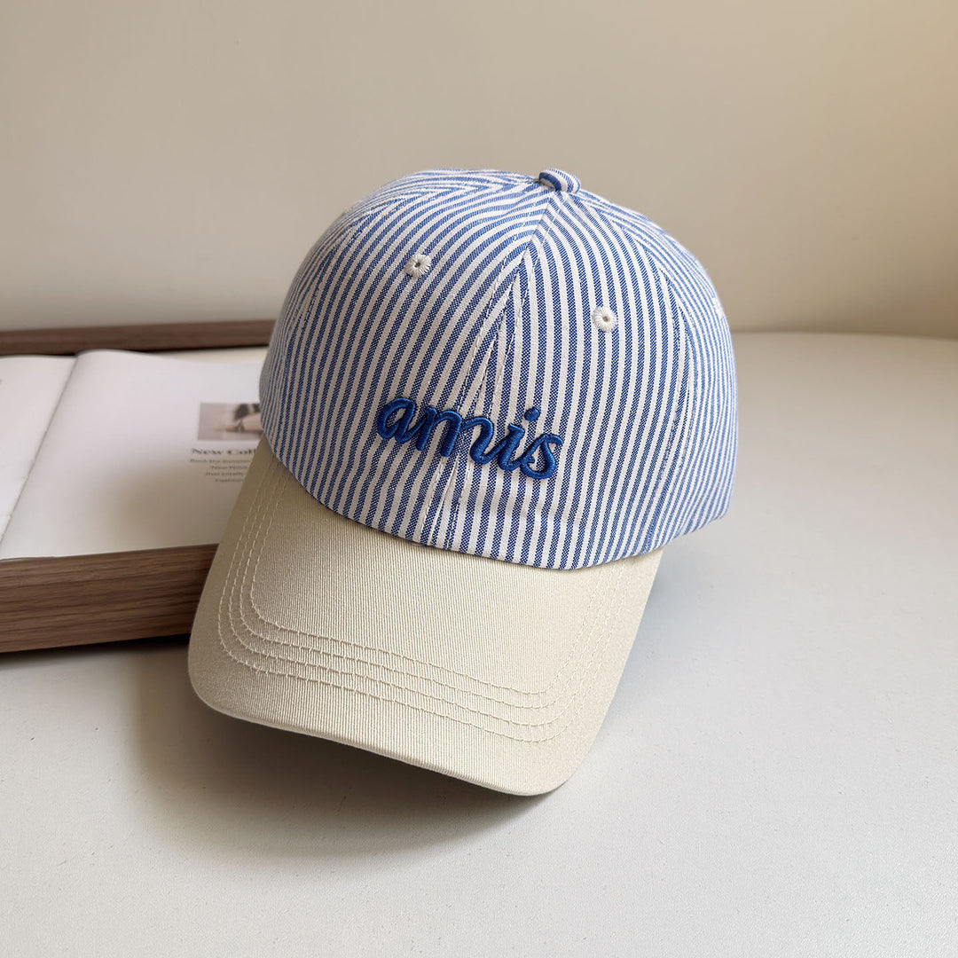 Women's Striped Cotton Baseball Cap Stornfield