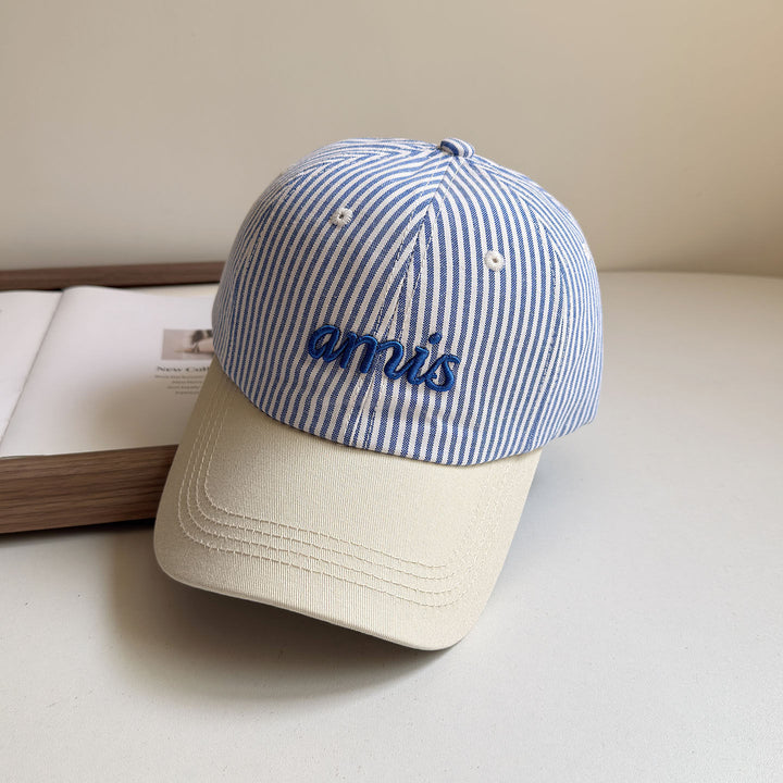 Women's Striped Cotton Baseball Cap Stornfield