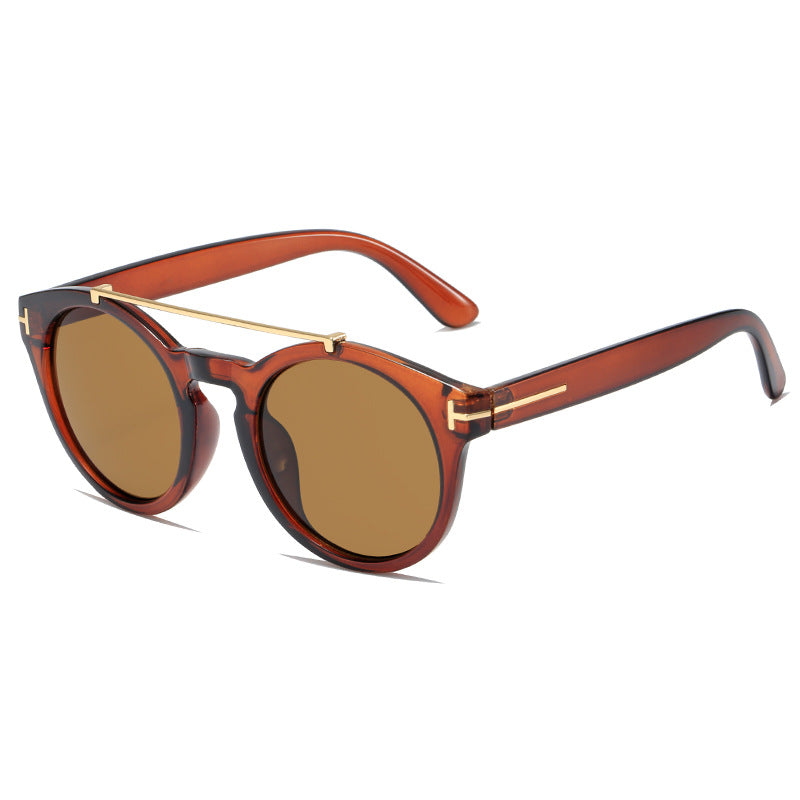 Ladies fashionable sunglasses with elegant round lenses Stornfield