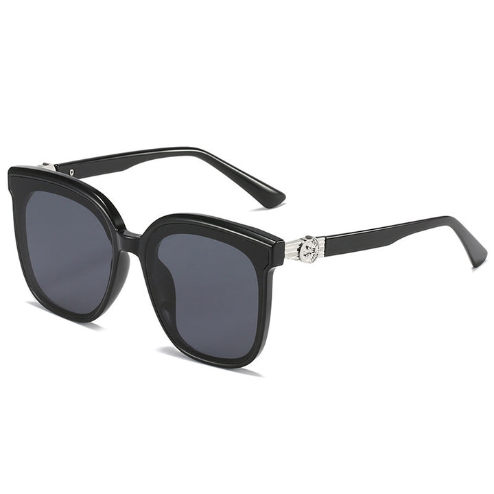 Oversized Square Frame Sunglasses with UV Protection Stornfield