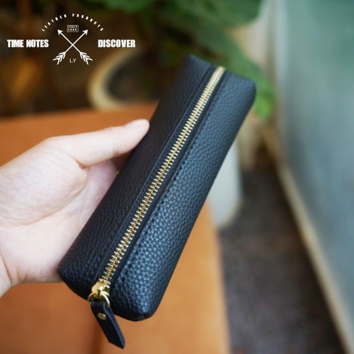 Elegant Leather Pencil Case
