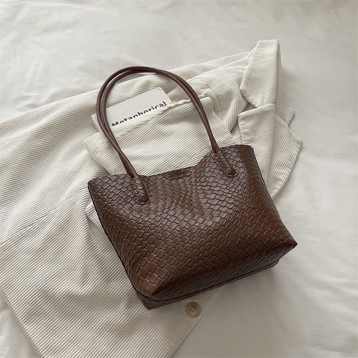 Woven Textured Handbag