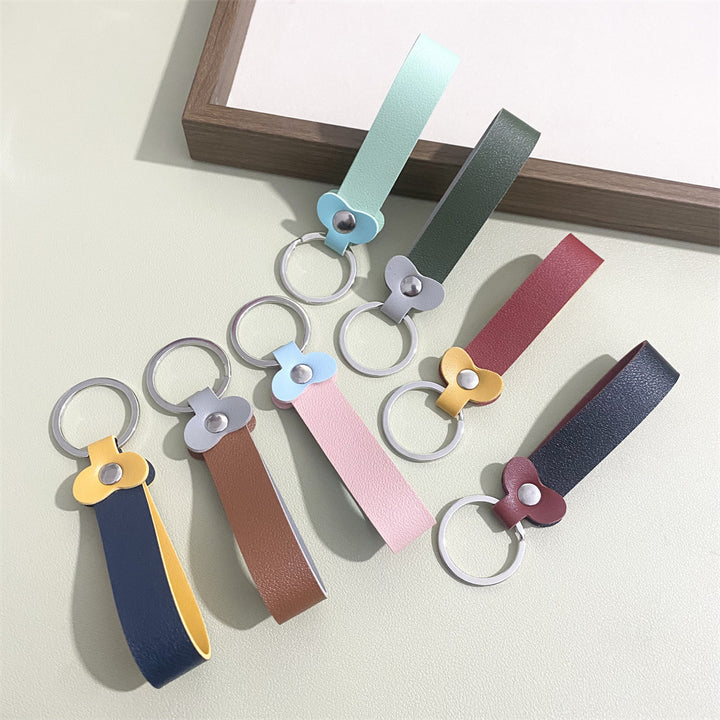 Floral Leather Keyring Stornfield