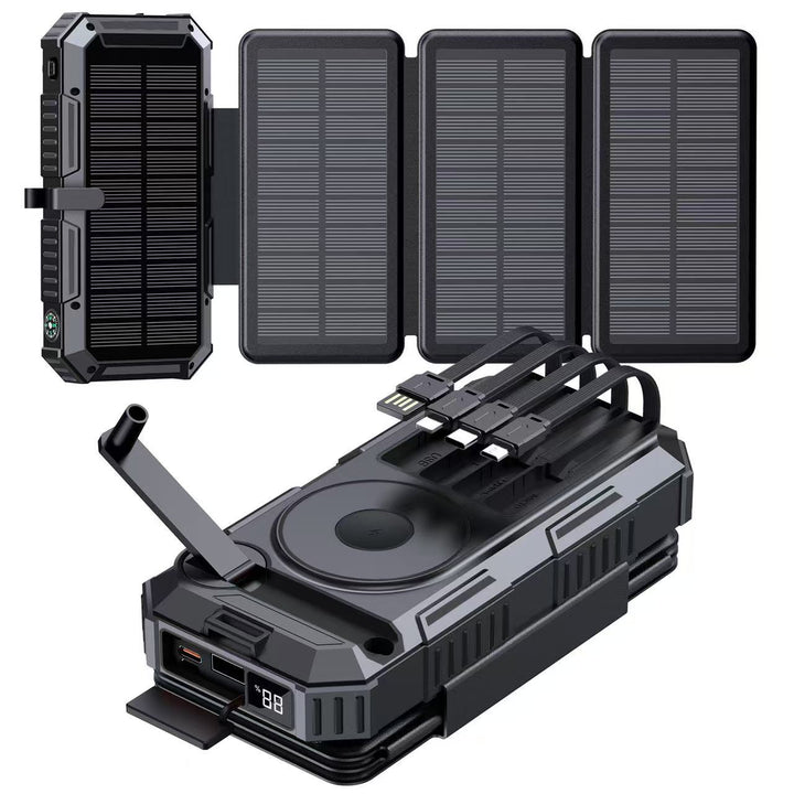 Solar Powerbank with Wireless Charging Function by Stornfield