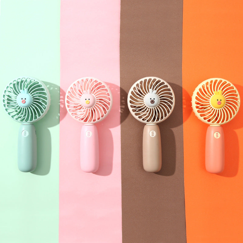 Unisex Portable Handheld Cooling Fan with Cute Animal Design Stornfield