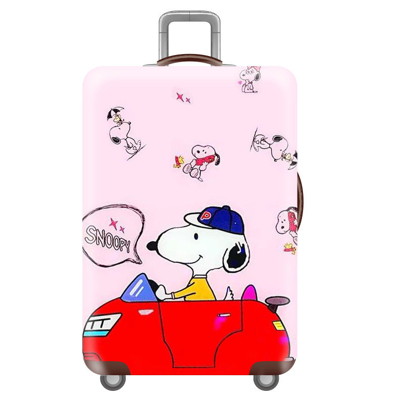 Unisex children's suitcase with reinforced hard shell, telescopic handle and Kuromi motif Stornfield