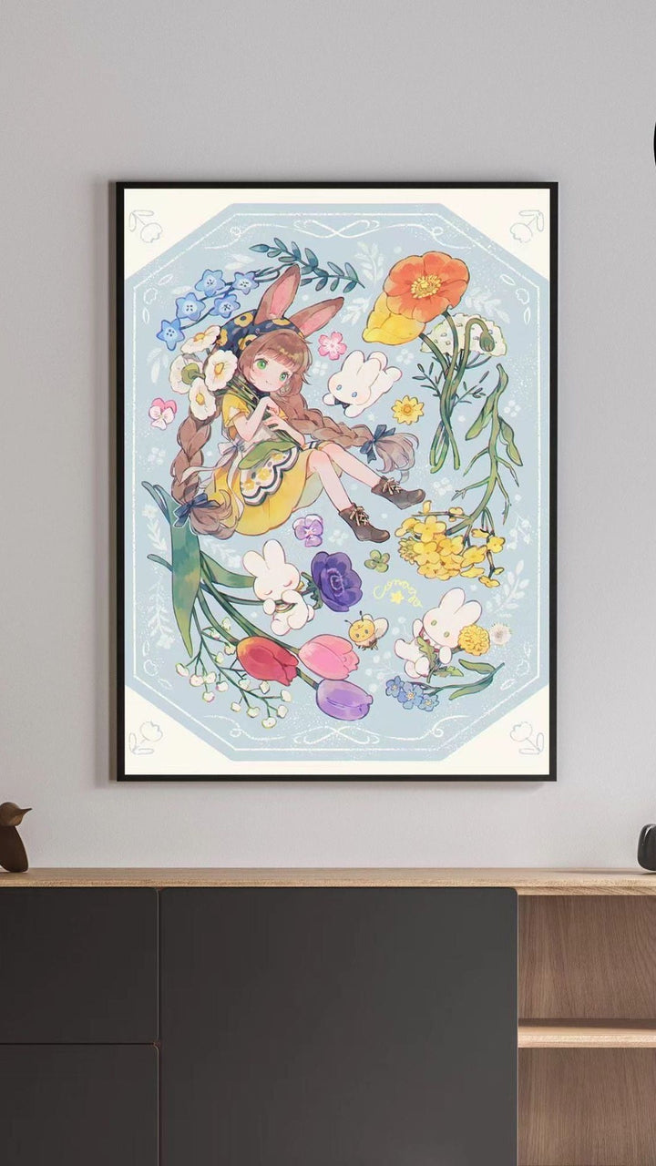 Illustrated Fantasy Character Canvas Art Print Stornfield