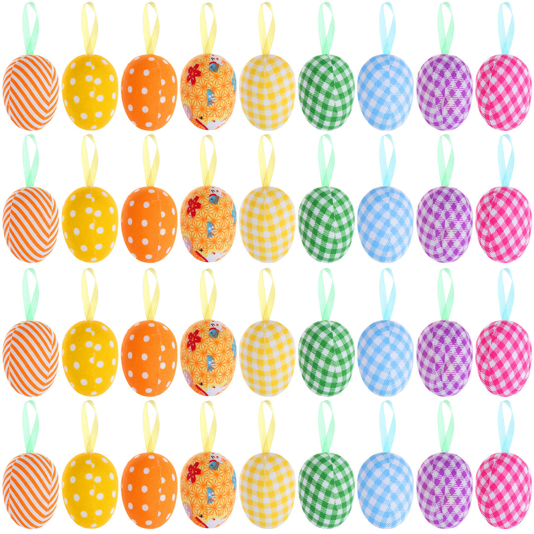 Decorative Spring-Inspired Fabric Easter Eggs Stornfield