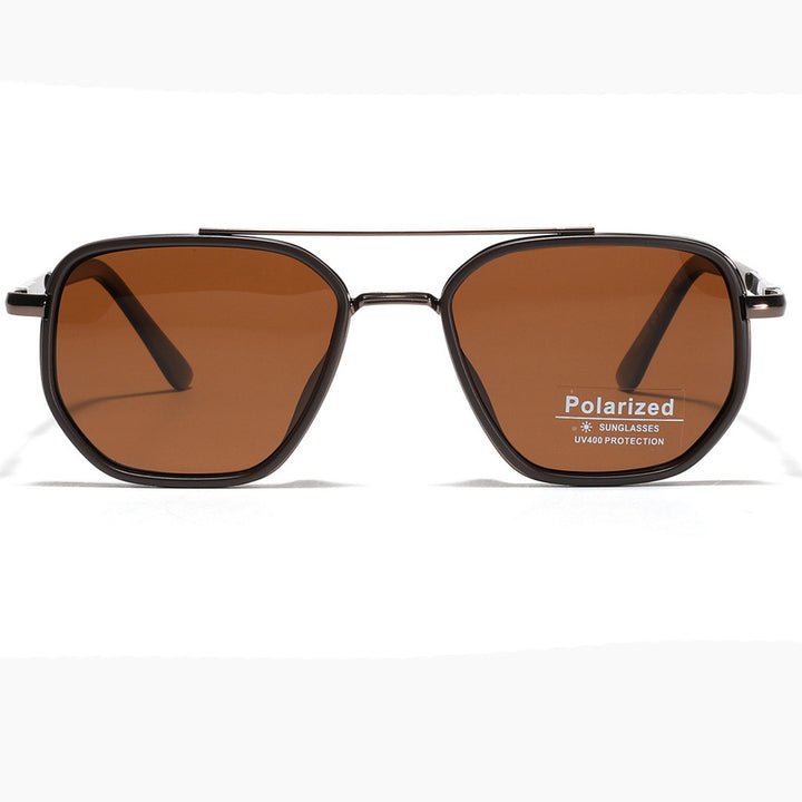 Women's Square Sunglasses with Polarized Lenses and Elegant Metal Frame Stornfield
