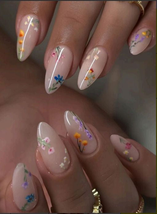 Floral Artistic Nail Enhancements Stornfield